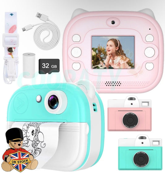 Instant Printer Kids Camera
