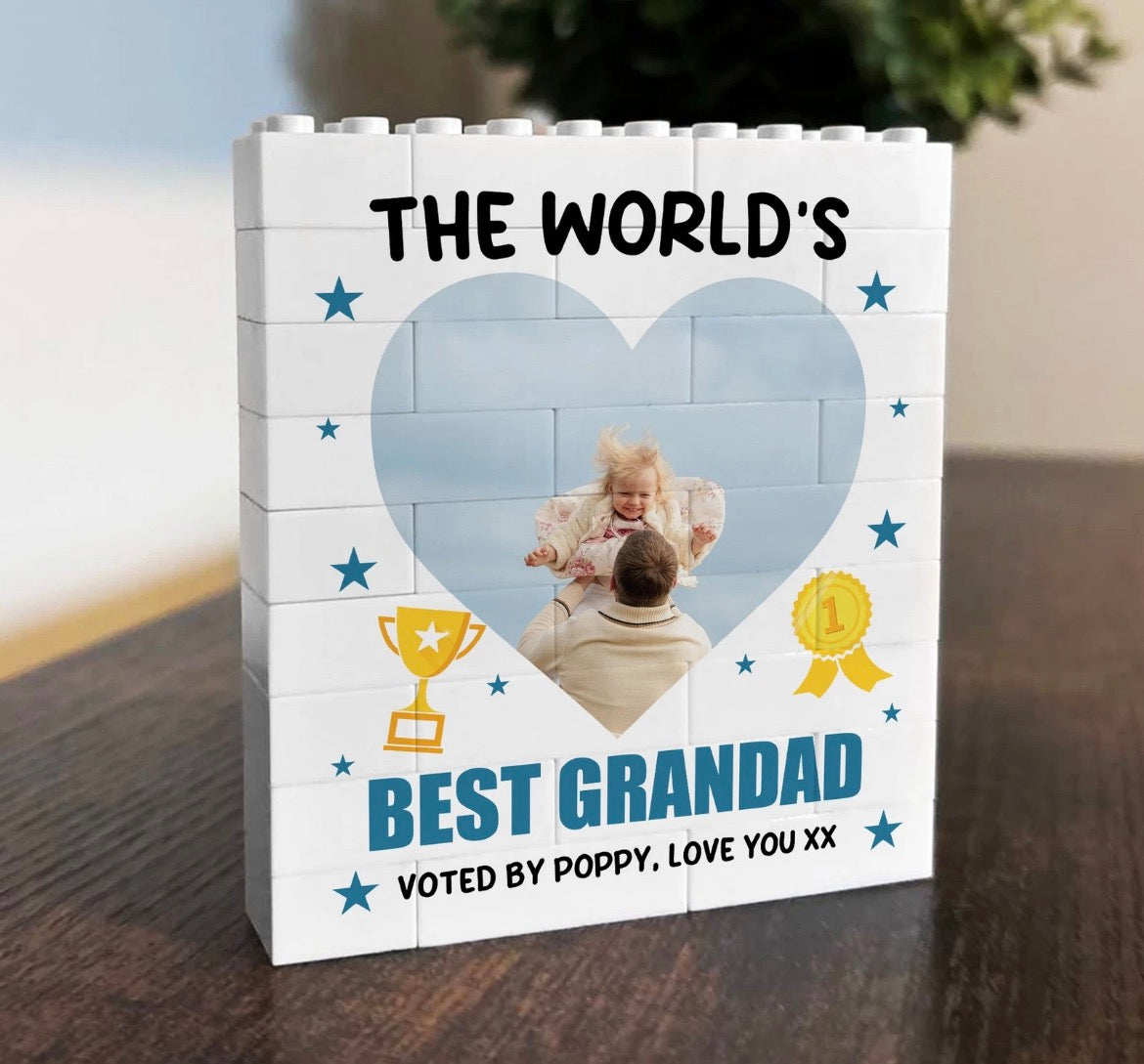 Grandad Gift Photo Block