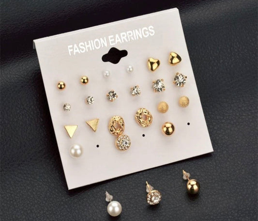 12 Pairs of Earrings