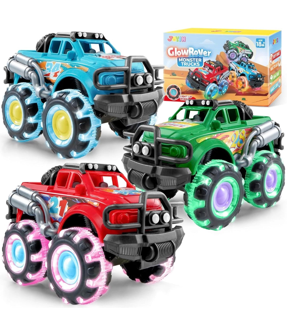 3 x Monster Trucks