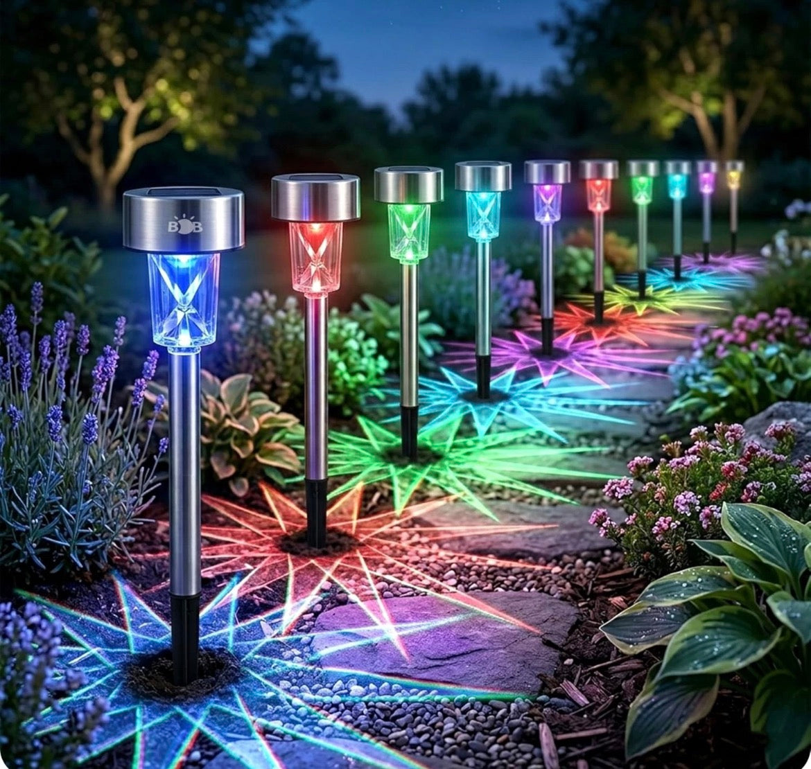 10Pack Solar Lights