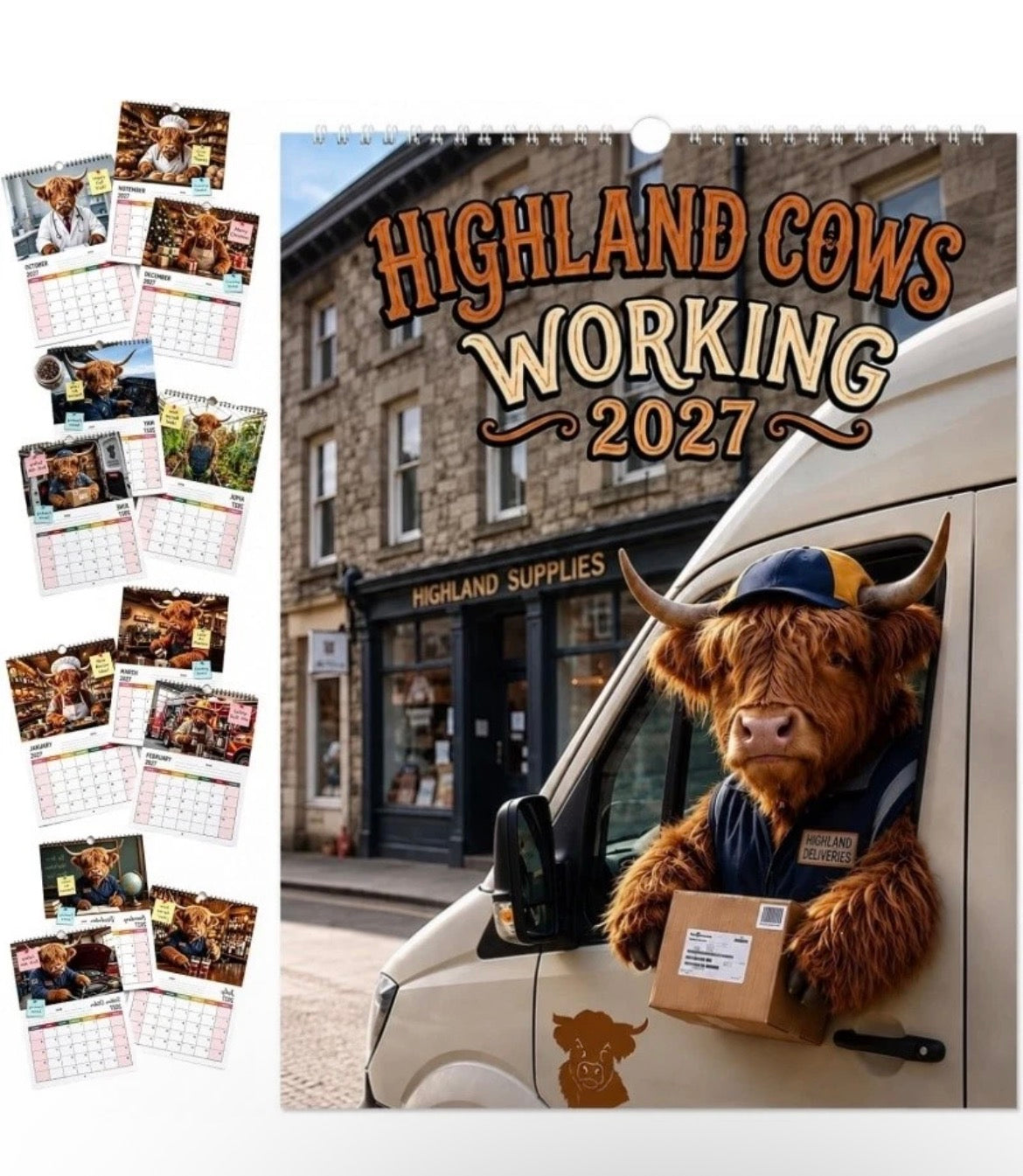 Highland Cow Calendar