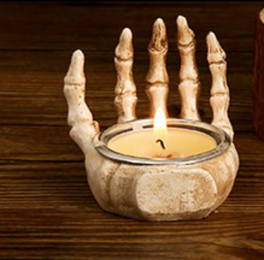 Skeleton Hand Tealight Holder