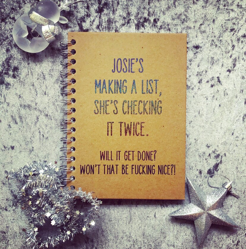 Personalised Notebook