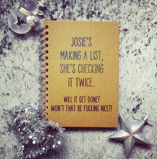 Personalised Notebook