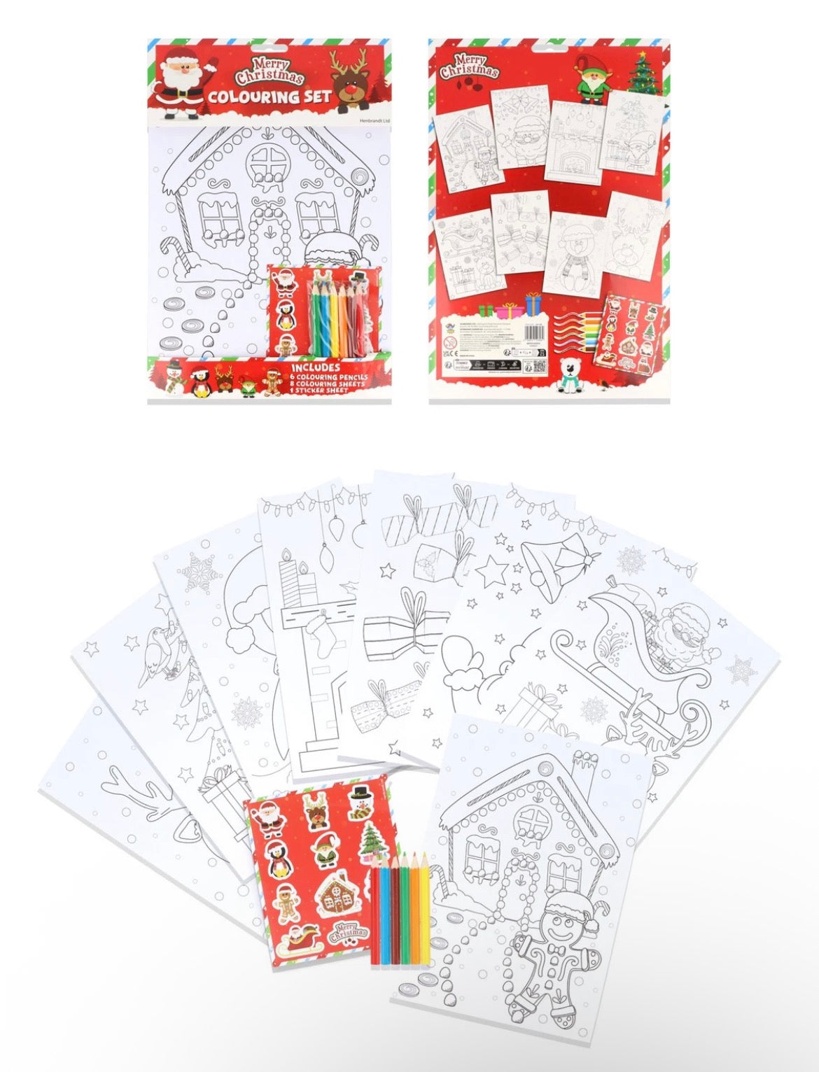 Christmas Colouring Set
