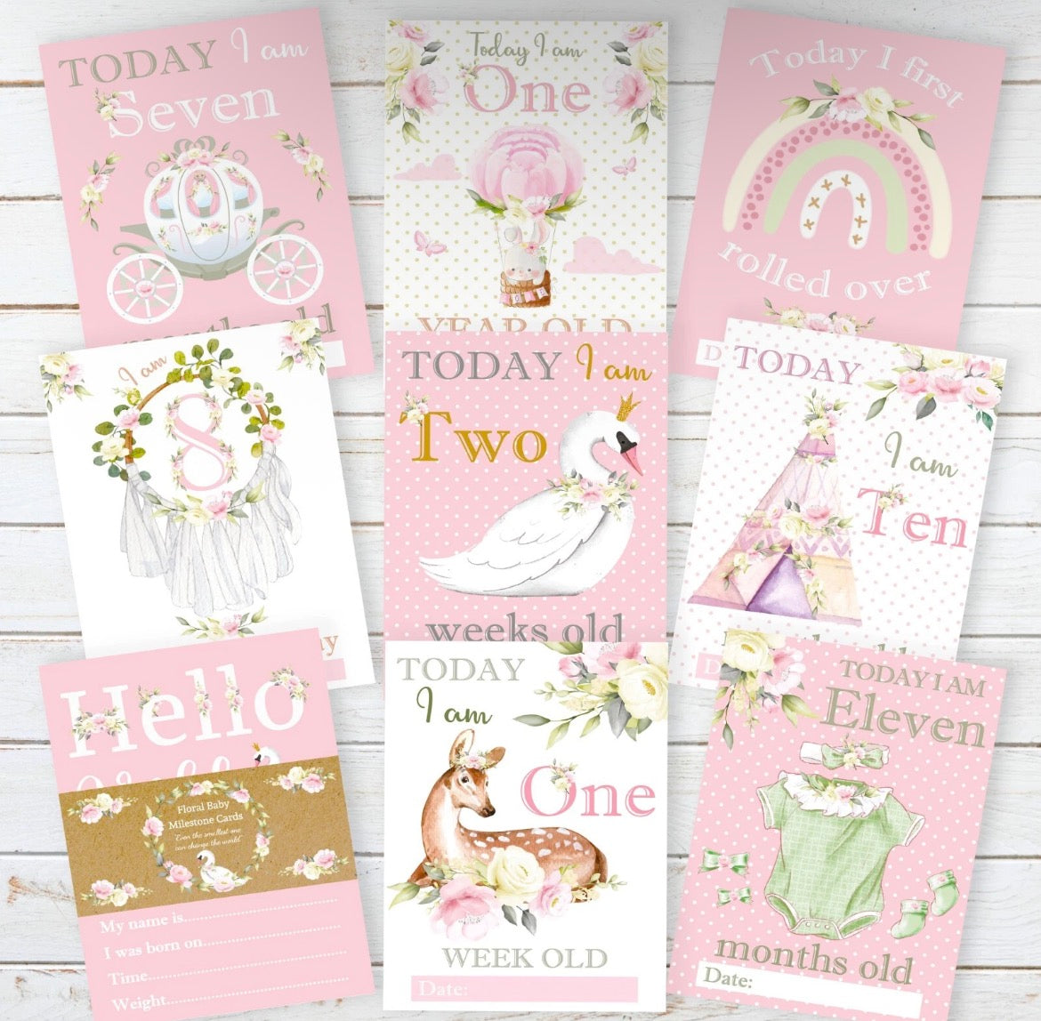 Baby Milestone Cards