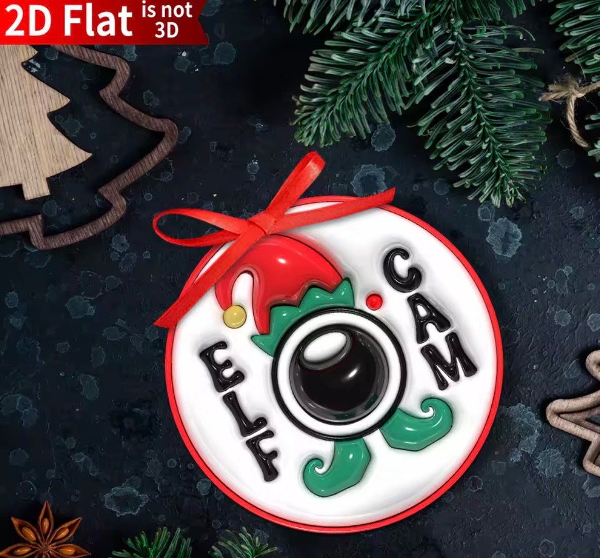 Elf Cam Tree Decoration