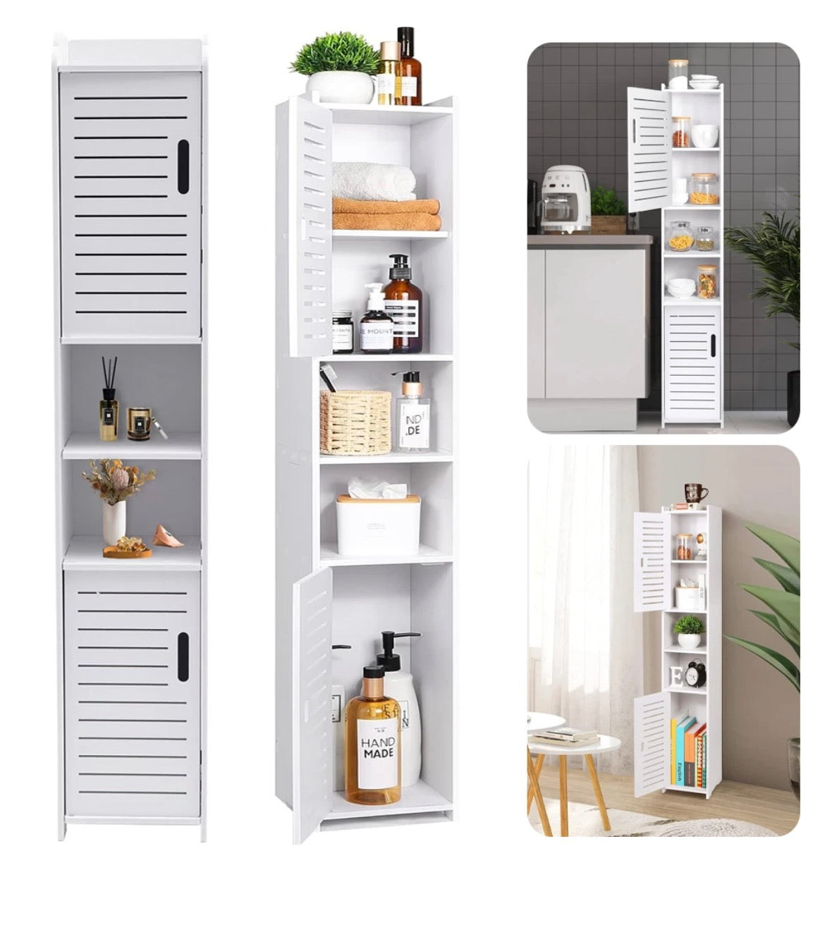 5 Tier Bathroom Cabinet