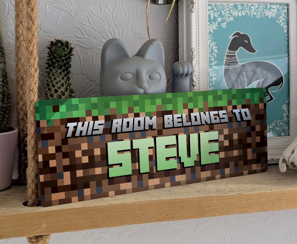 MNCRFT Personalised Door Sign