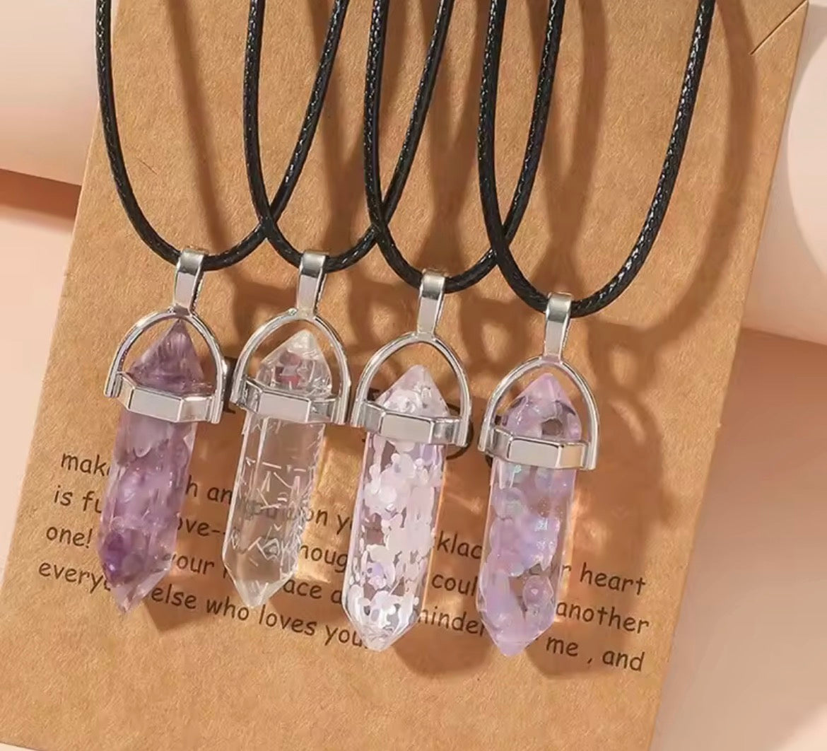 4pc Crystal Necklace