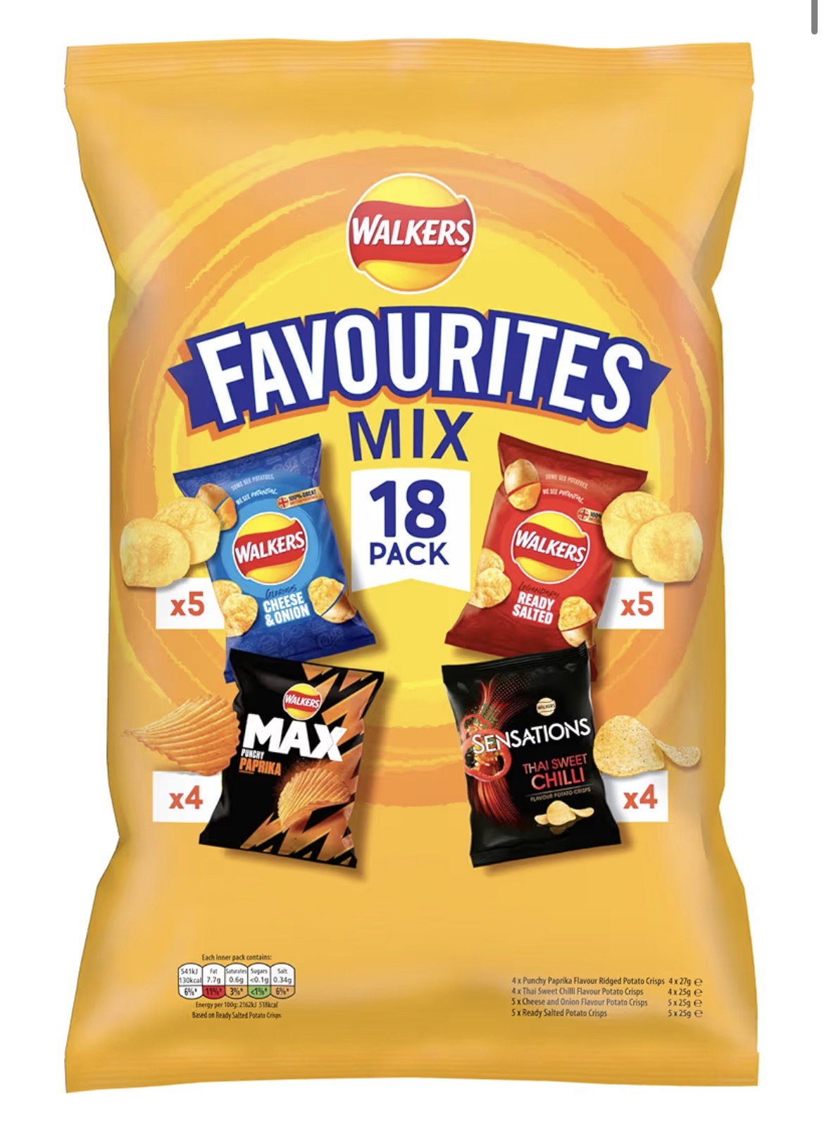 Walkers Favourite Mix