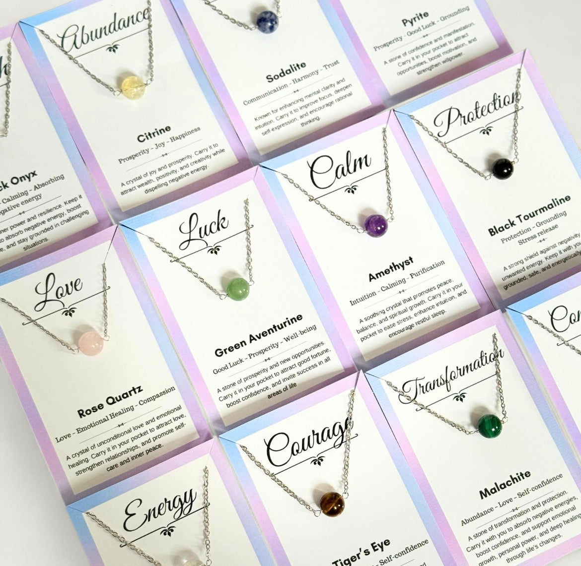 Crystal Healing Necklace