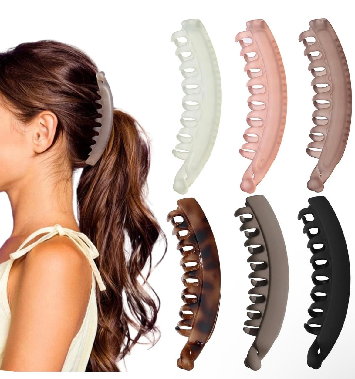 Banana Clips 6Pcs