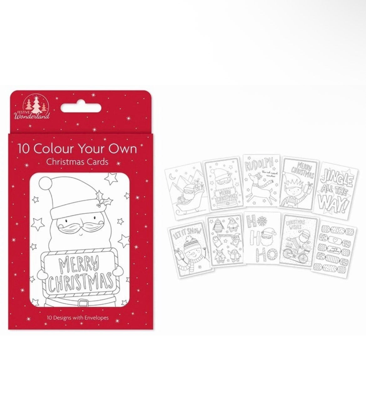 Colour Your Own Christmas Cards