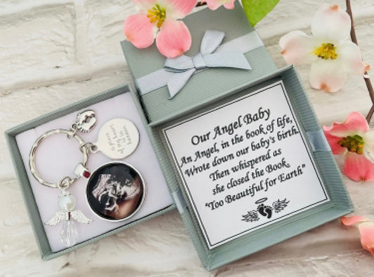 Personalised Baby Memorial Keyring