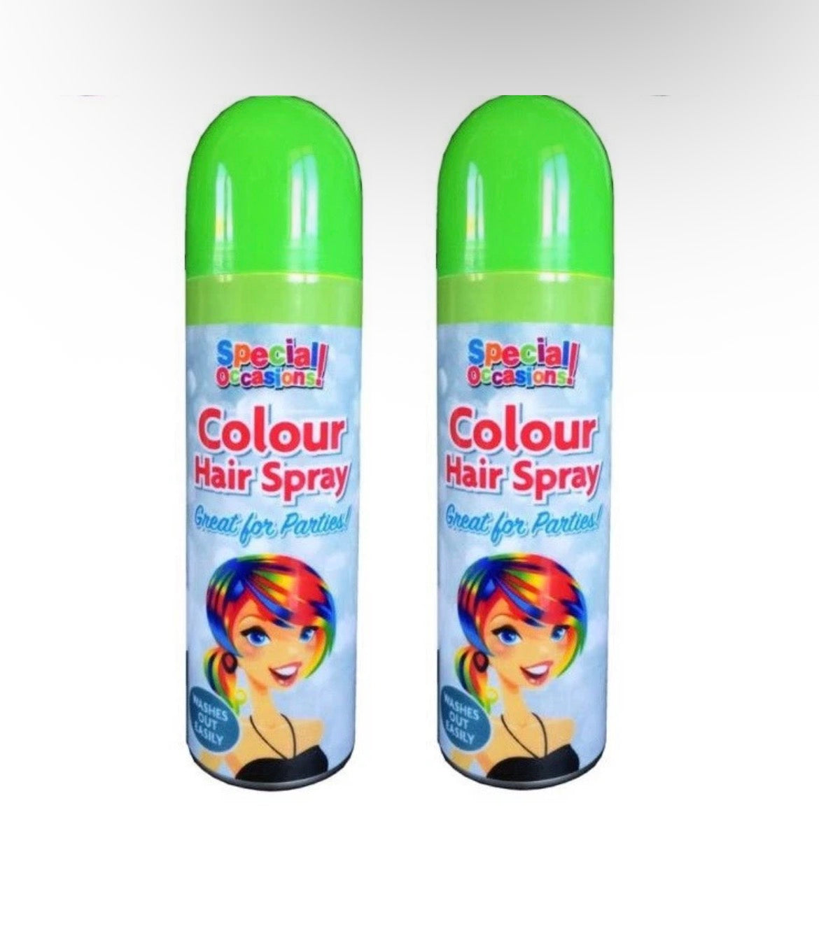 2 x 200ml Hair Colour Spray Cans
