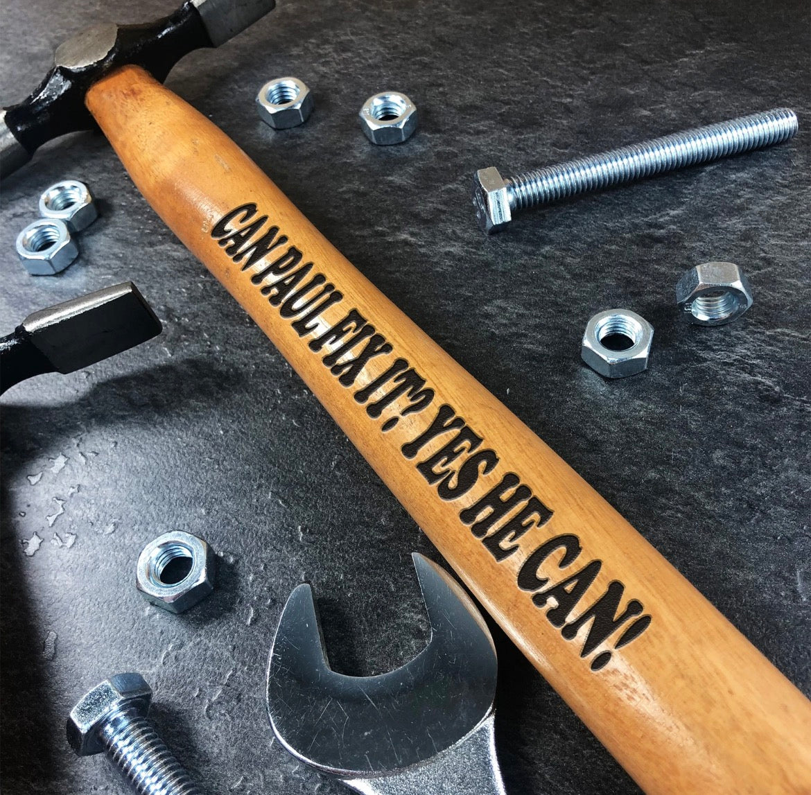 Personalised Engraved Hammer Gift