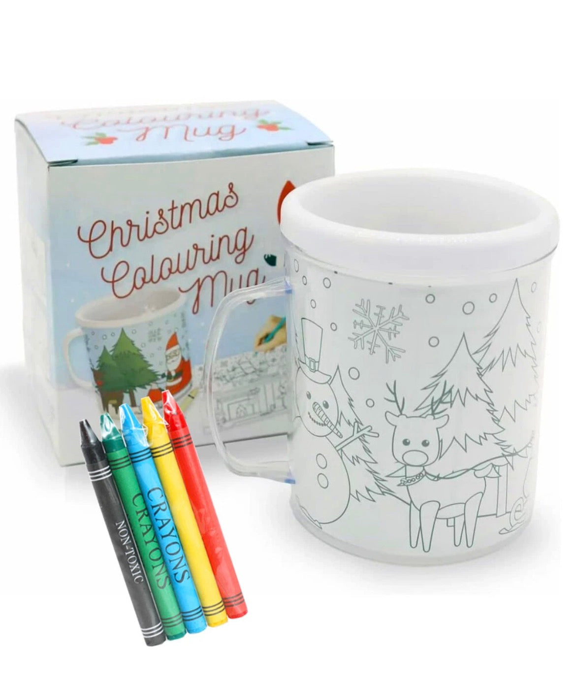 Colour Your Own Christmas Mug