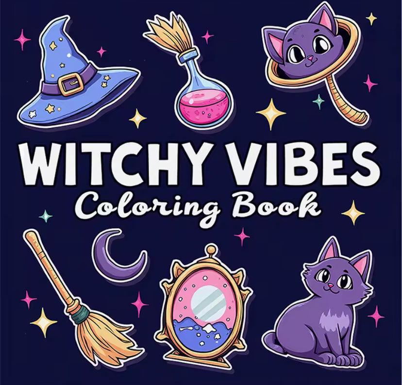 Witchy Vibe Colouring Book