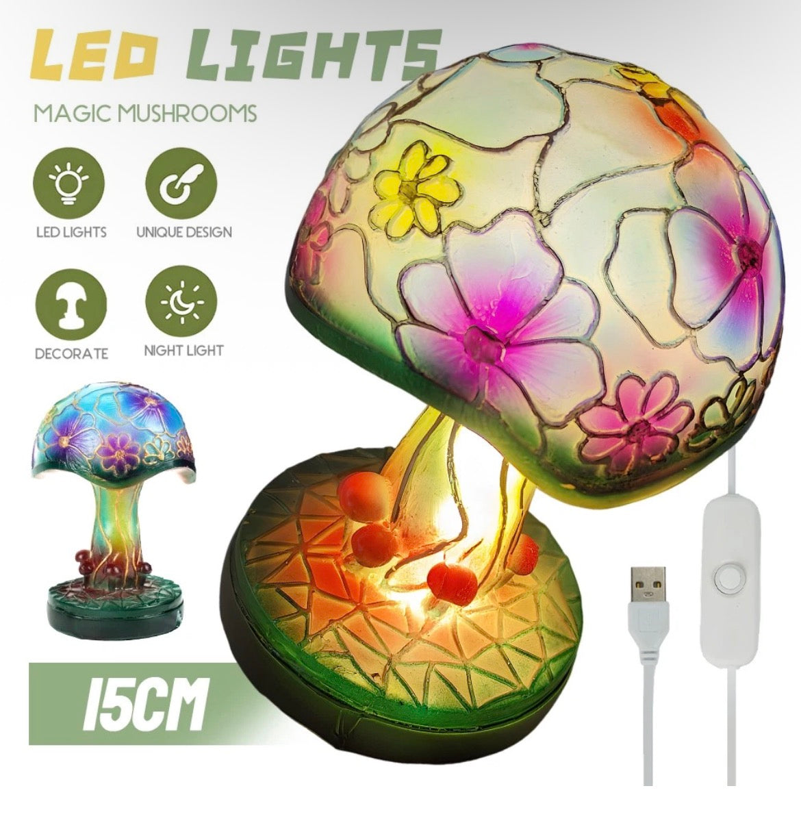 Mushroom Table Lamp