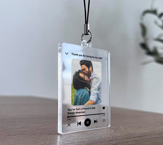 Personalised Song Keyring