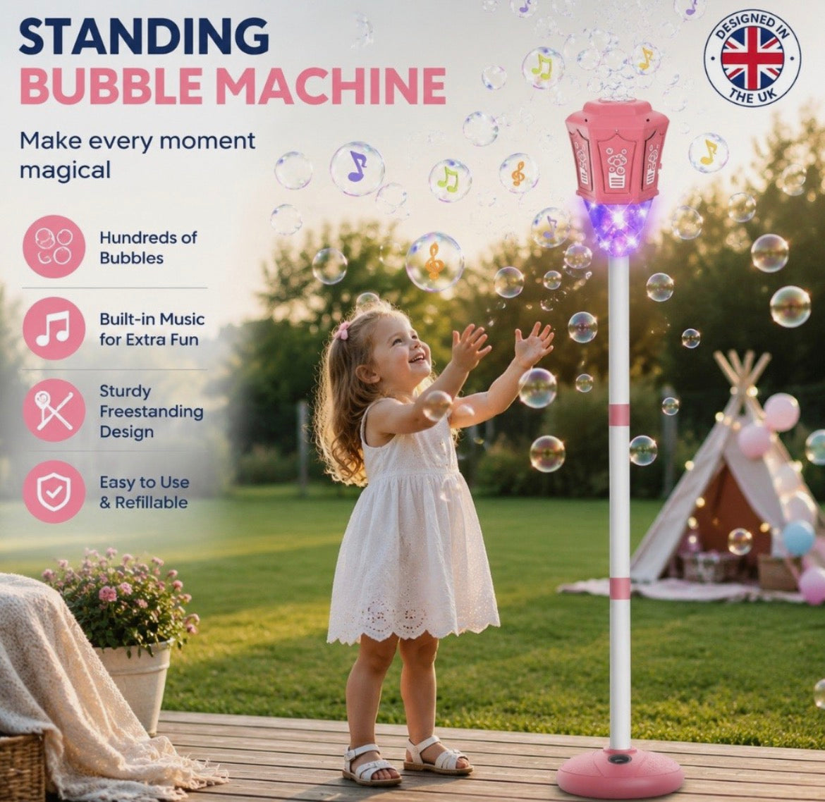 Bubble Machine Lamp
