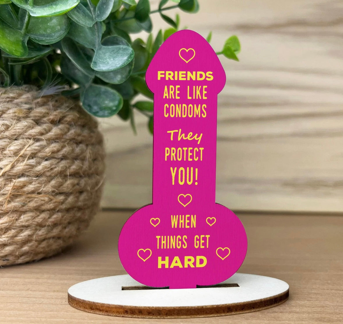 Friendship Plaque Novelty Gift