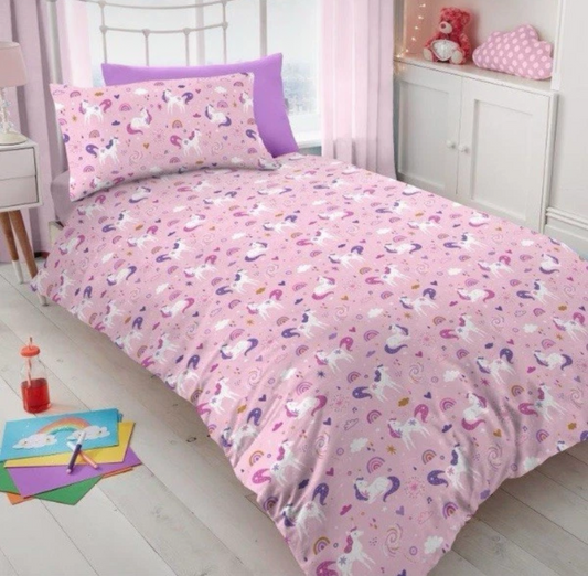 Single Unicorn Bedding Set