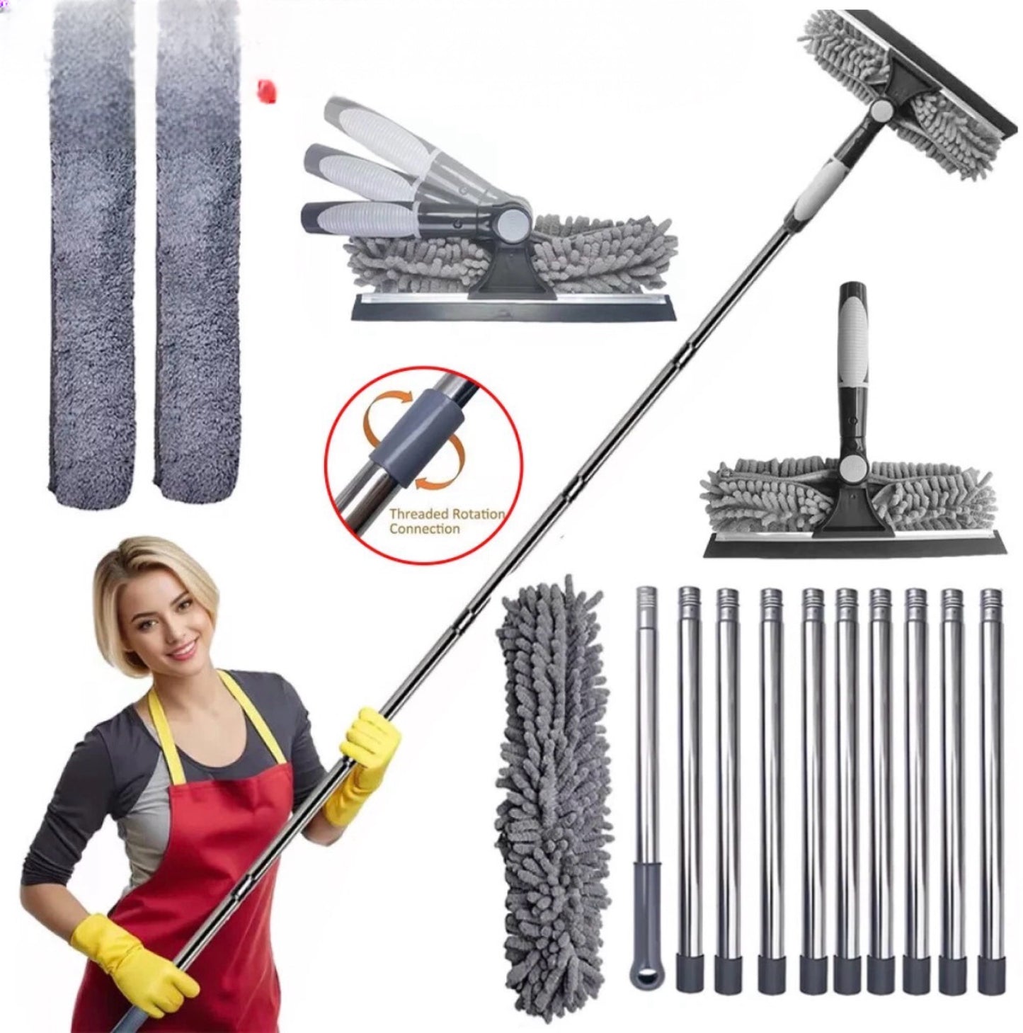 Telescopic Extendable Window Cleaner