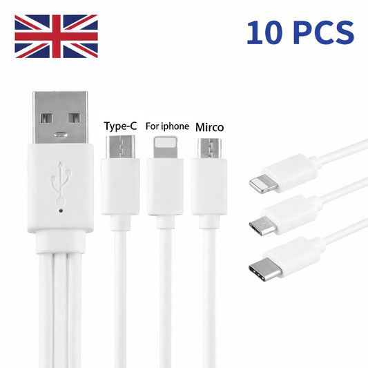 10pc 3 in 1 Charger