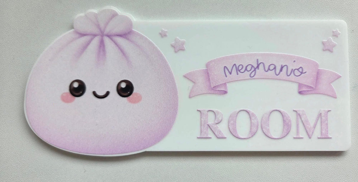 Personalised Dumpling Room Sign