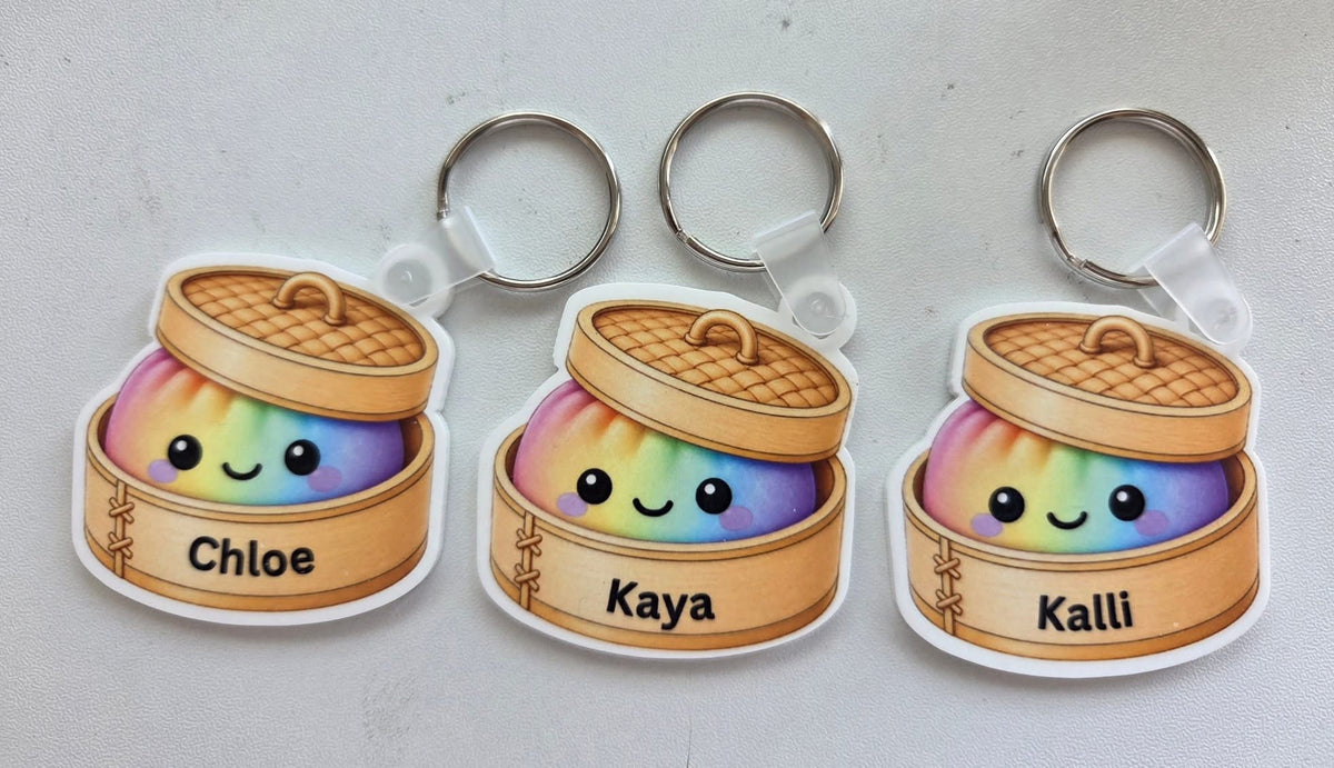 Personalised Dumpling Keyring