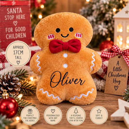 Personalised Gingerbread Man Plush
