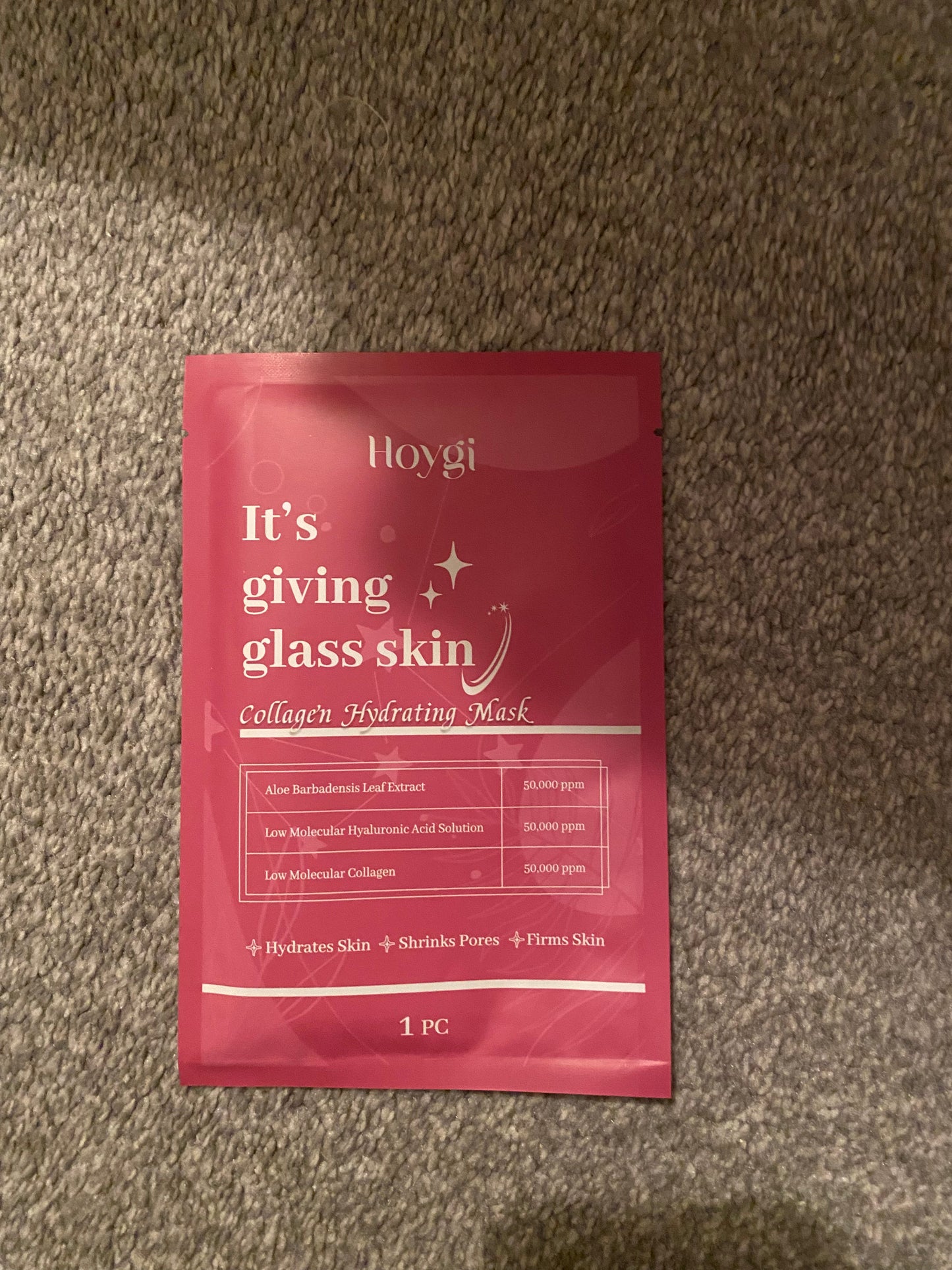 Glass Skin Sheet Mask