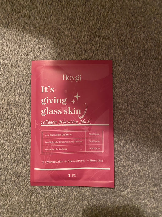 Glass Skin Sheet Mask