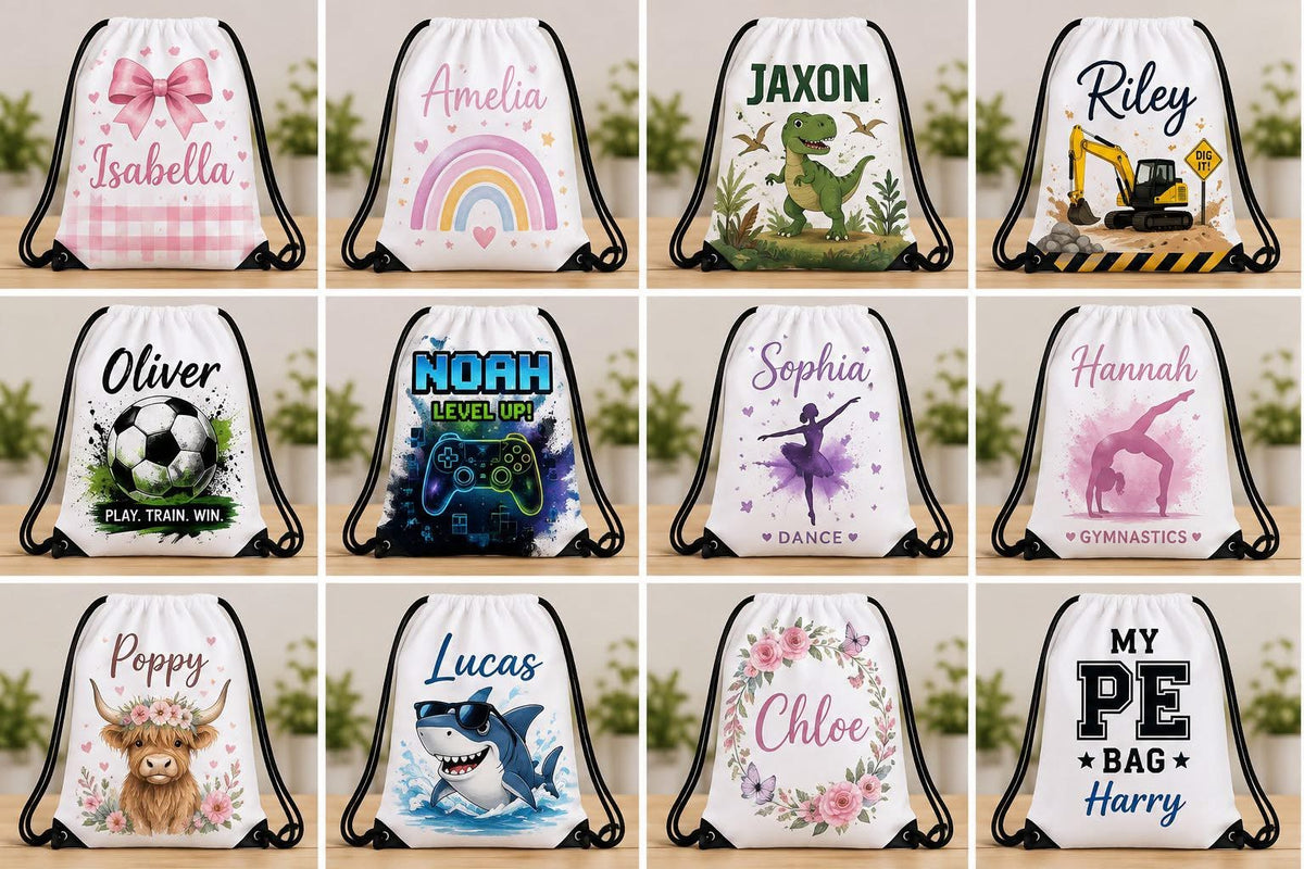Personalised Drawstring Bags