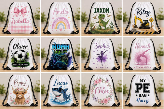 Personalised Drawstring Bags