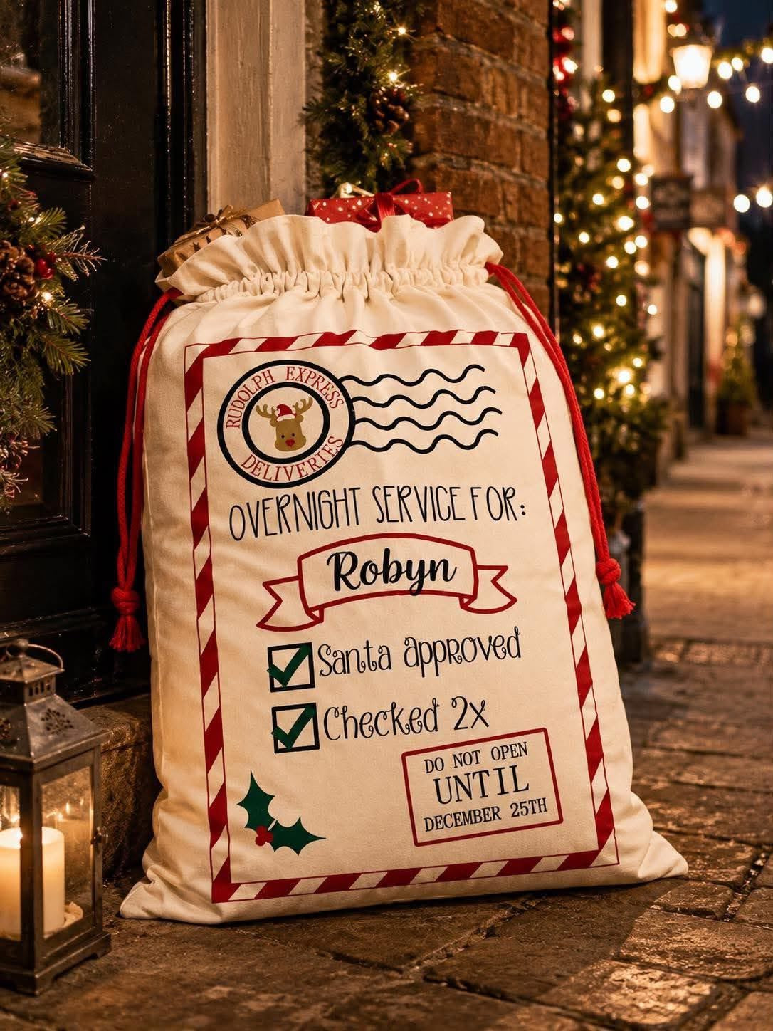 Personalised Santa Sacks