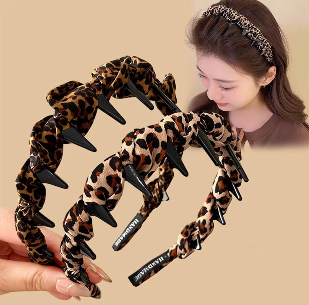 Leopard Print Headbands 2Pck