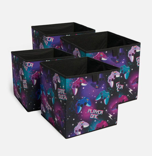 Gaming Storage Cubes 4Pck