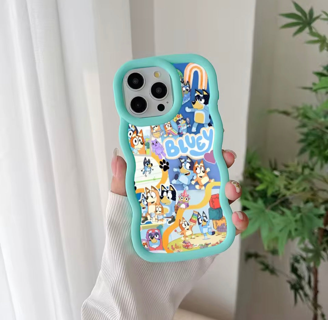 Blue Dog iPhone Case