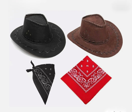 Cowboy Hat And Bandana Fancy Dress