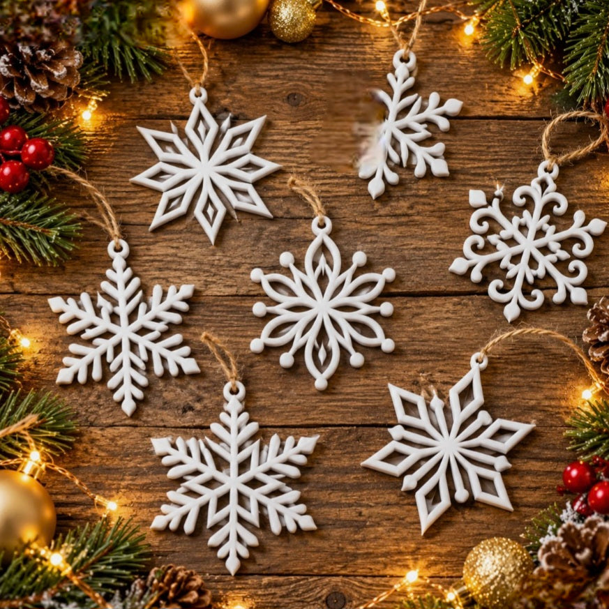 Snowflake Tree Decorations
