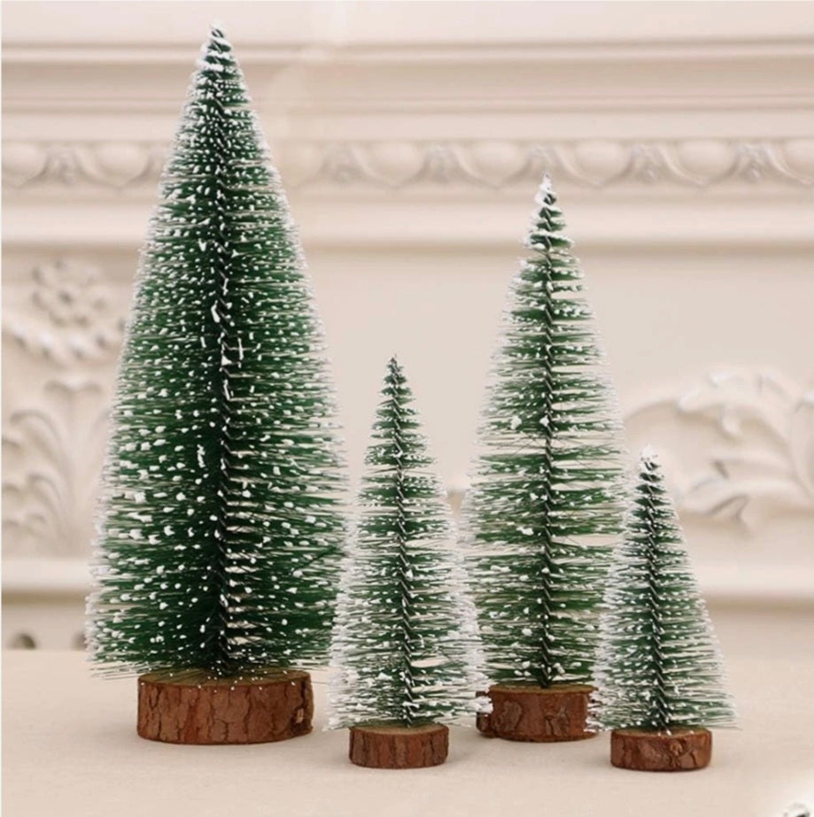8 Piece Mini Christmas Trees