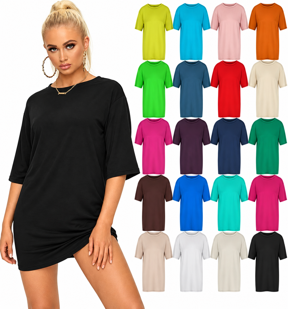 Baggy Oversized Tshirt 10 - 18