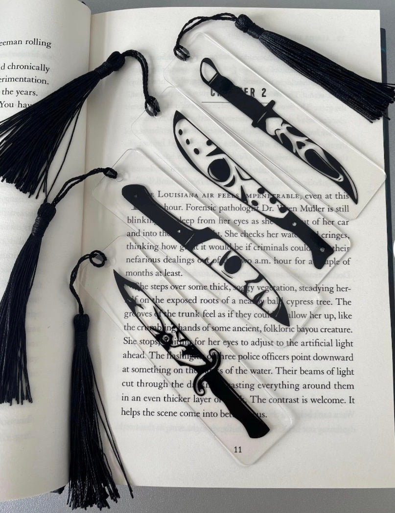 Acrylic Horror Bookmark