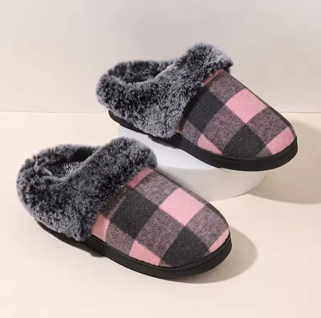 Checkered Slippers