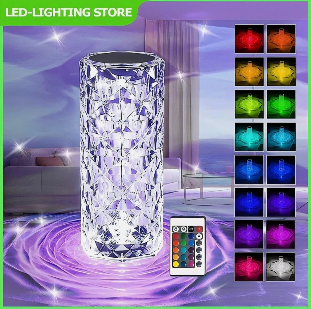 LED Crystal Table Lamp