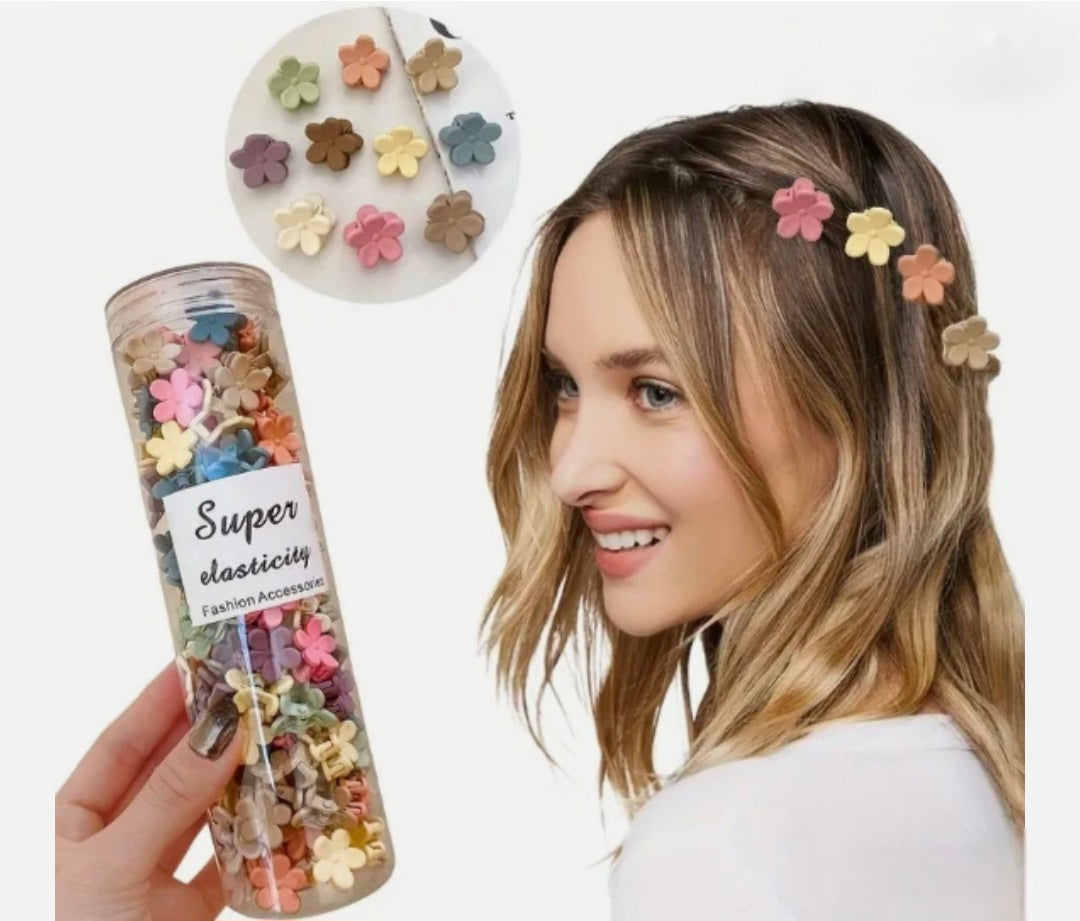 50 Mini Hair Clips